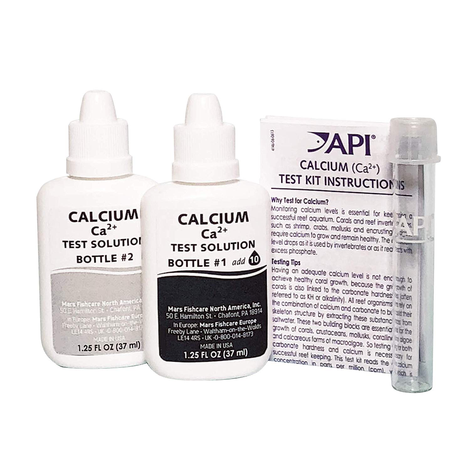 API Calcium Test Kit Saltwater Aquarium Water 1Count Test Kit 